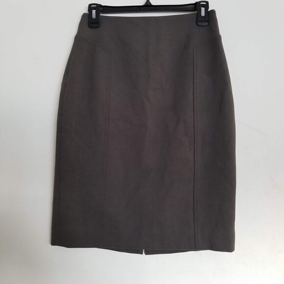 Halogen Slim Zipper Back Slit Classic Pencil Skirt - Picture 1 of 8